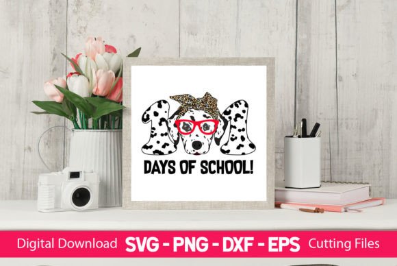 101 Days School Bun: Graphics for Crafts