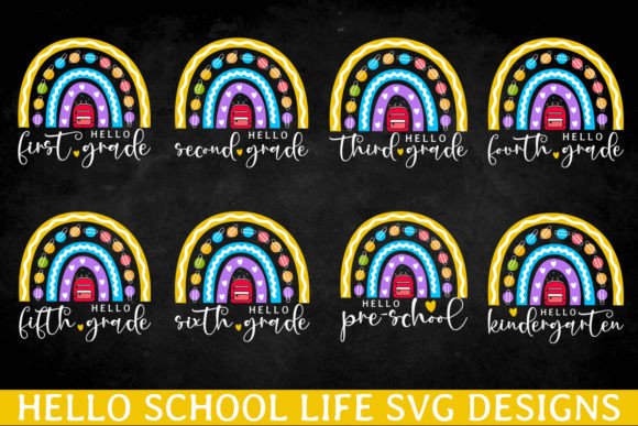 Hello Kindergarten SVG: Graphics for Crafts