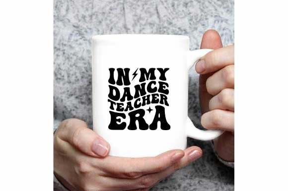 Retro Dance Teacher Era Graphics for Crafts