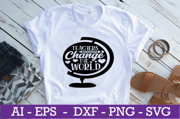 Review: Teachers Change the World SVG for Embroidery
