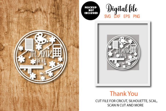 Teacher Laser Cut Graphics for Crafts