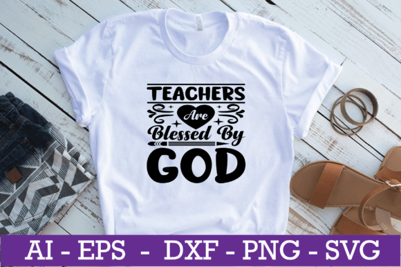 Teachers Are Blessed SVG: Graphics for Crafts