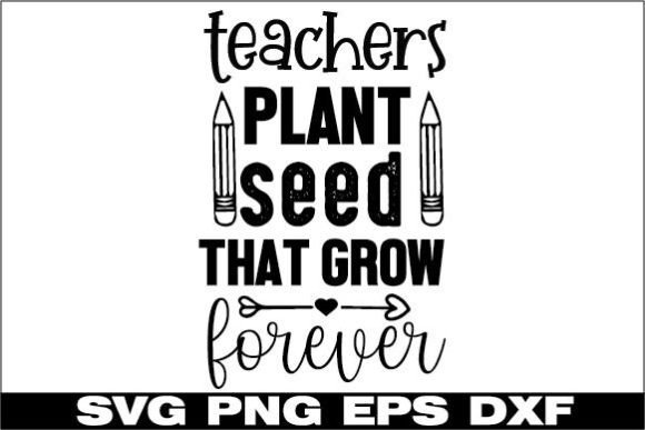 Teachers Plant Seed Graphics for Crafts