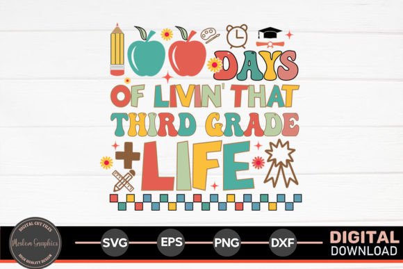 Third Grade SVG for Crafts & Graphics